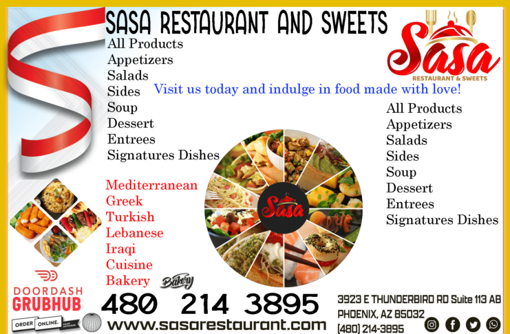 SASA RESTAURANT AND SWEETS