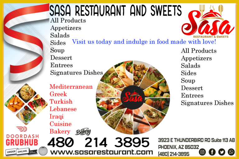 SASA RESTAURANT AND SWEETS